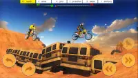 Motocross Racing dirt bike sim Screen Shot 1