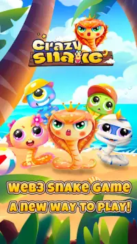 Crazy Snake - Web3 Snake Game Screen Shot 0