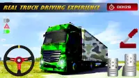 Army truck pagmamaneho simulator 3d laro ng trak Screen Shot 4