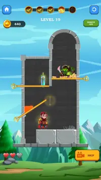 Hero Rescue Puzzle - Pull The Pin Save Girl Screen Shot 12