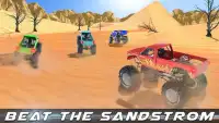 राक्षस ट्रक offroad रेगिस्तान दौड़ 3 डी Screen Shot 2