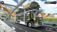 未舗装道路 米国 軍 トランスポーター トラック 運転 ゲーム Screen Shot 0