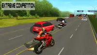 Racing Moto: Highway Bike Stunt Ride 3D Screen Shot 5