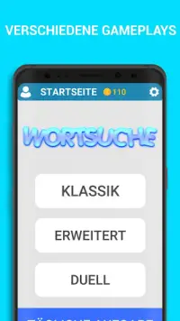 Wortsuche Spiel Deutsch Kostenlos Puzzle Wortspiel Screen Shot 0