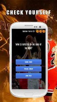Quiz Baloncesto NBA 2018 — NBA quiz Screen Shot 0