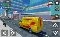 City Ambulance Driving Games Screen Shot 13