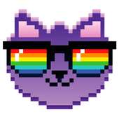 Pixel Kitty - Colorir Sandbox Art