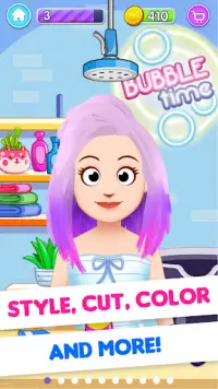 My Town: Girls Hair Salon Game Screen Shot 2
