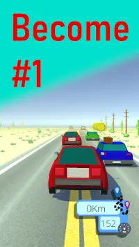 Autobahnrennen durch den Verkehr: DesertRoute 3d Screen Shot 4