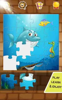 54 Animal Jigsaw Puzzles for Kids 🦀 Screen Shot 0