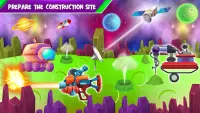 Construire une ville spatiale: jeu de construction Screen Shot 1