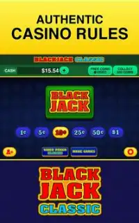 Blackjack Classic Screen Shot 1