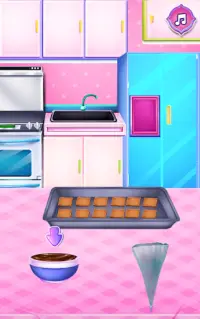 العاب طبخ كوكي شوكولاط - العاب البنات الطبخ Screen Shot 7