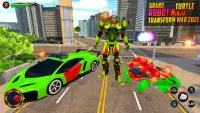 Turtle Robot Shooting Game - Robot Car Transform Screen Shot 0