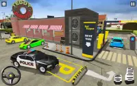 Polizei-Auto-Parkplatz 3d Free Car Spiele 2021 Screen Shot 0