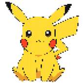 Color by number Pokemon-Pixel Art