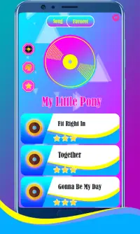 My Little Pony piano game Screen Shot 0