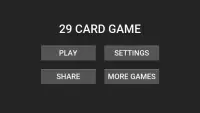 29 Card Game Screen Shot 0