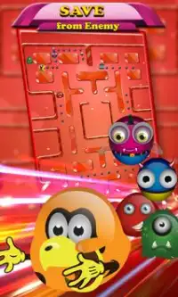 Title:Modern Pac-Pop Maze puzzle–Pellets Eat Party Screen Shot 0