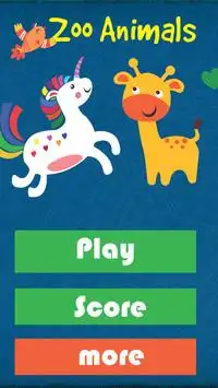 Trò chơi trẻ con với động vật Screen Shot 0