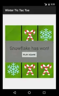 Winter Tic Tac Toe Screen Shot 1