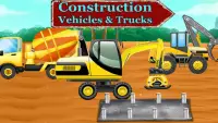 Construction Vehicles & Trucks Screen Shot 0