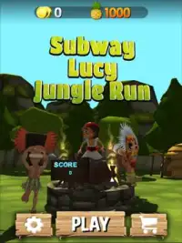 Subway Lucy Jungle Run Screen Shot 0