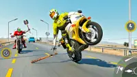 attaque de moto jeux de course Screen Shot 25