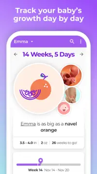 Pregnancy Tracker & Baby App Screen Shot 1