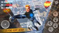 Rope Superhero War Rescue Game Screen Shot 0