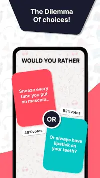 Would You Rather? Party Game Screen Shot 1