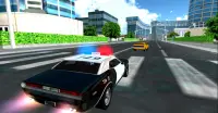 Flying Police Car Driving Screen Shot 3