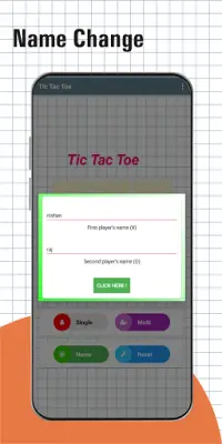 Tic Tac Toe Screen Shot 2