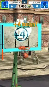 Basketball Game Score Stars Screen Shot 2