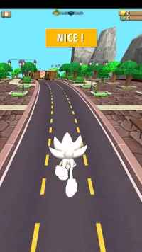 Subway Soni Blue Hedgehog Dash - Endless Run Game Screen Shot 1