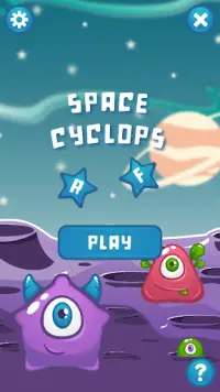 Space Cyclops Match 3 Screen Shot 2