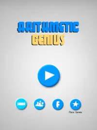 Arithmetic Genius Screen Shot 1