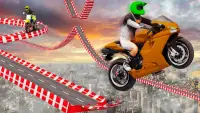 Stunt Bike Impossible Tracks-Race Moto Drive Game Screen Shot 10