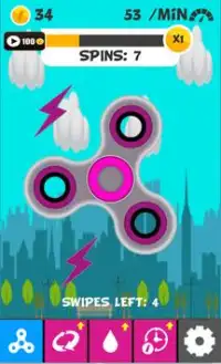 Fidget Spinner : Hand Spinner Simulator Screen Shot 0