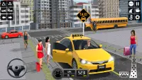 game taxi 3d - taxi simulator Screen Shot 3