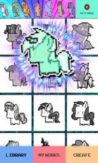 Pixel Art Pony Screen Shot 0