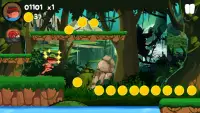 Ahigo Adventure: Banana monkey Run in Funky jungle Screen Shot 0