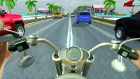 Racing stunt track bike game 3D Screen Shot 0