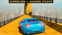 Two  Cars  Mega  Ramp  Impossible  Stunts Screen Shot 2