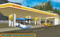 gas stazione turista autobus guida simulatore Screen Shot 3