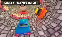 سيارة النفق الاندفاع 3D: لعبة سباق السيارات اللانه Screen Shot 4