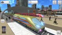 รถไฟแข่งรถเกมจริง 2017 Screen Shot 14