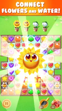 cookie sunflower : match 3 puzzle Screen Shot 0