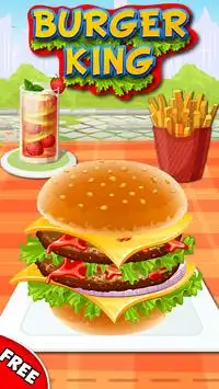 Burger Maker-Cooking games Screen Shot 0