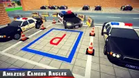 Police Car Parking City Highway: Car Parking Games Screen Shot 2